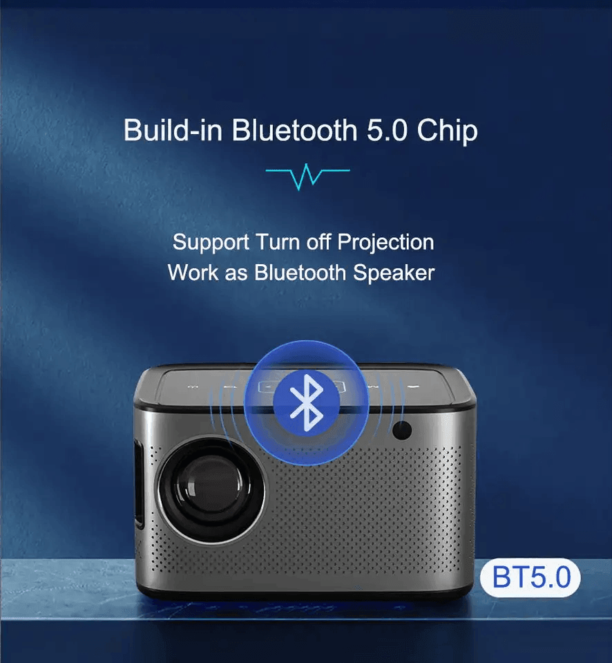 Full Hd Android 9.0 Wifi Portable Support 4k 3d Home Cinema Beamer Mini Projector - Luxystudio