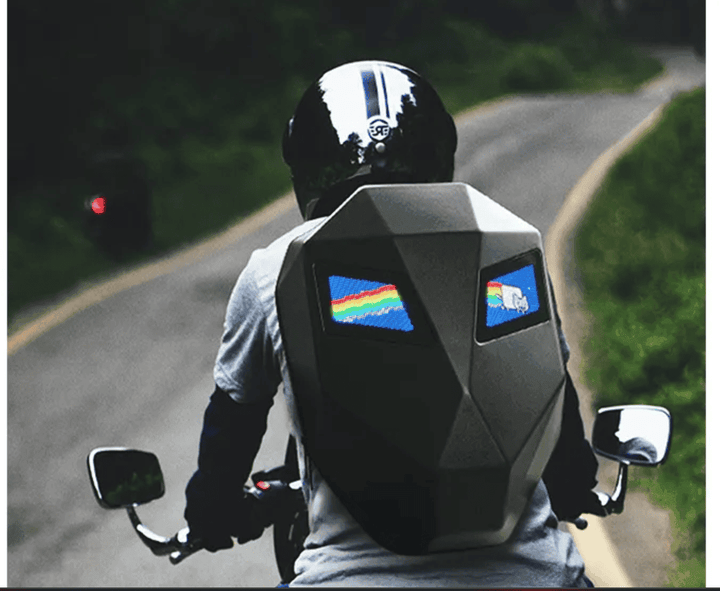 Illuminate Your Ride with the Luxy Studio LED Backpack Motorcycle Bag - Luxystudio