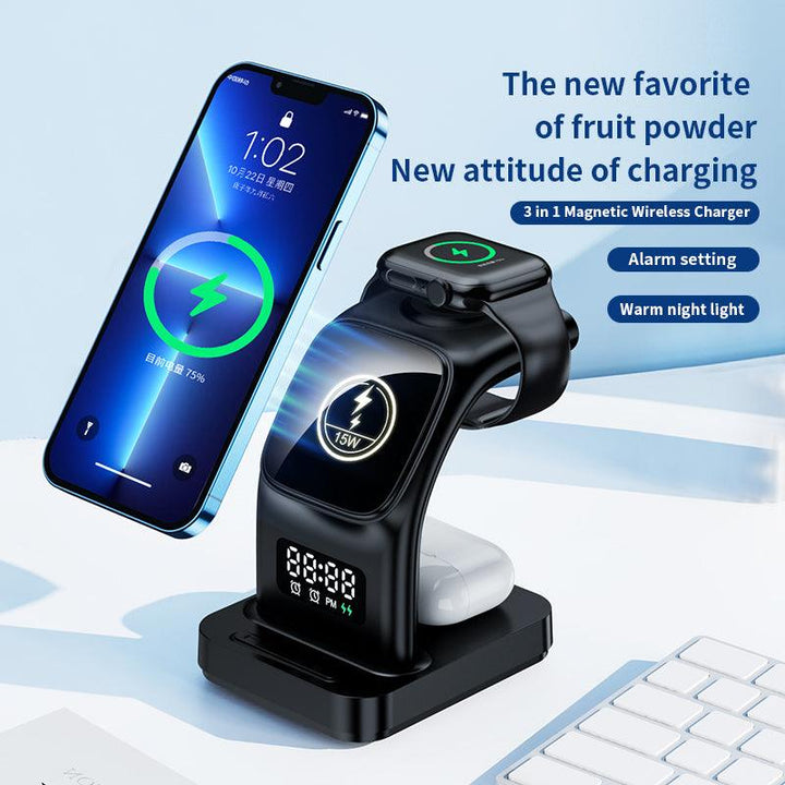 3 in 1 wireless Magnetic Fast charger - Luxystudio