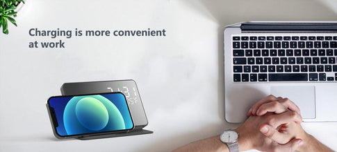 4 in 1 Wireless Fast Charger for Samsung Galaxy S23 Series With Alarm Clock - Luxystudio