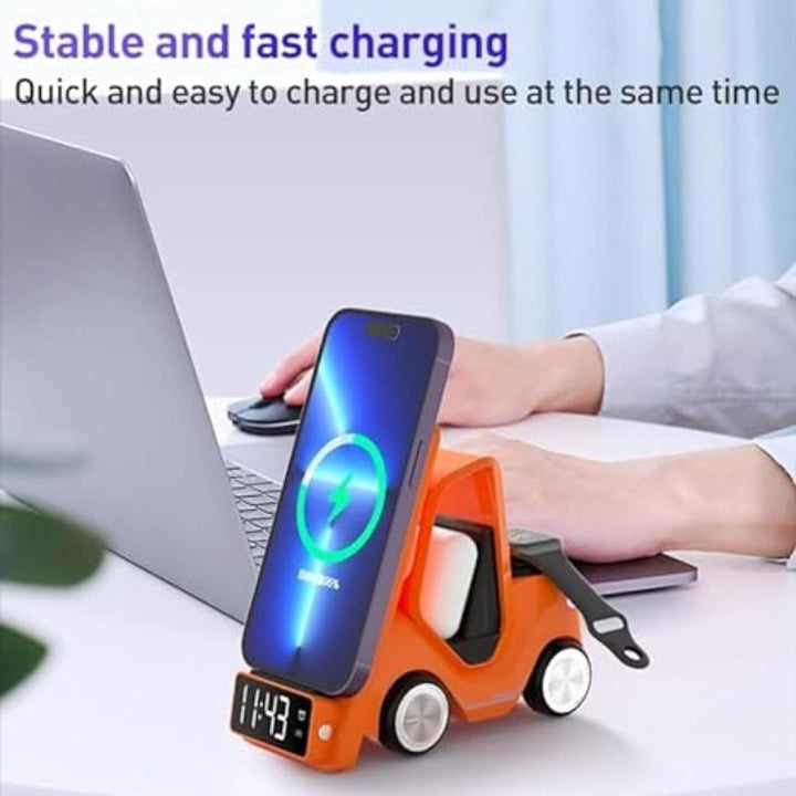 Multifunctional T20 5-in-1 Wireless Charging Station with Desk Organizer Features