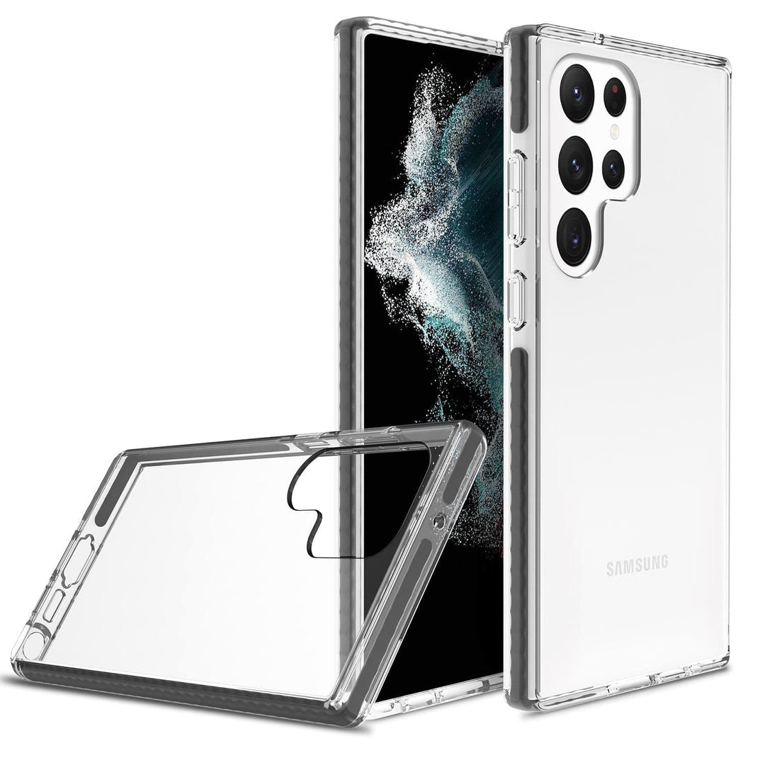 Echo-Samsung S23 Clear Case with Hybrid - Luxystudio