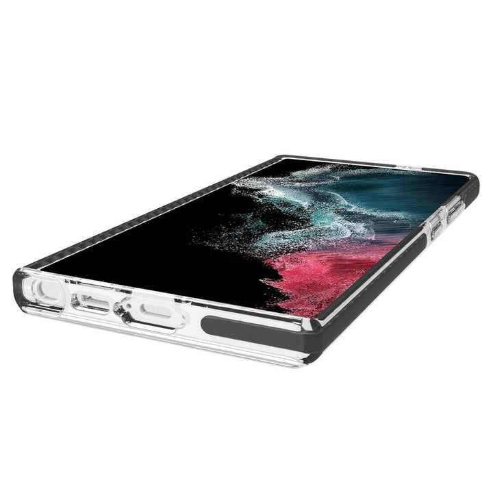 Echo-Samsung S23 Ultra Clear Case with Hybrid - Luxystudio