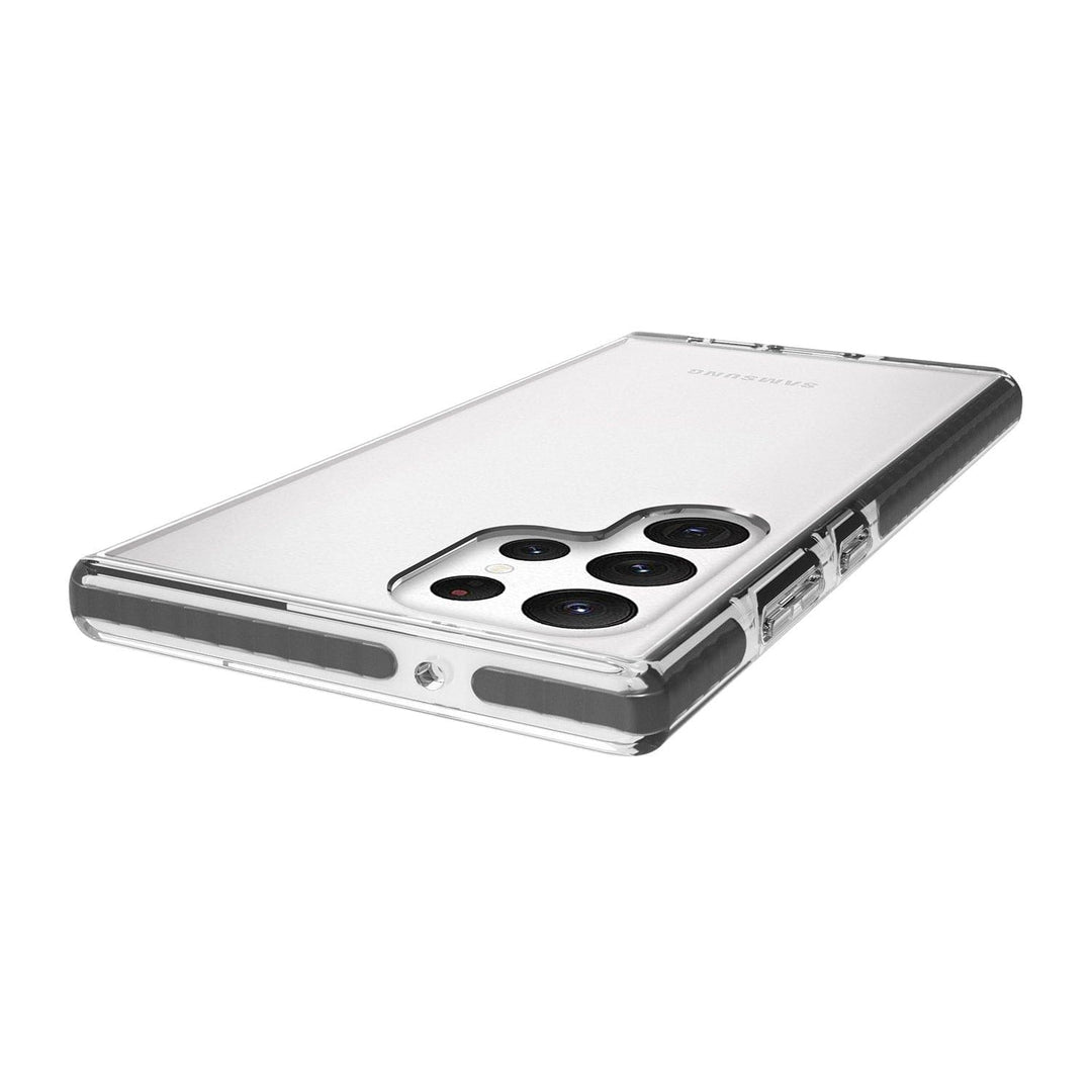 Echo-Samsung S23 Ultra Clear Case with Hybrid - Luxystudio