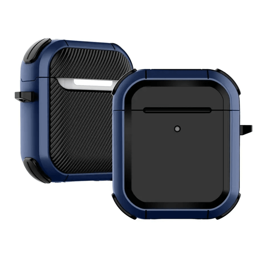 Ultimate Protection for Apple AirPods: Shockproof Rugged Case with Keychain Fastening - Luxystudio