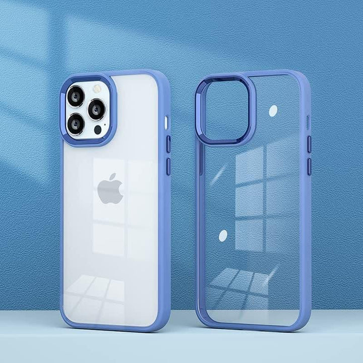 Luxy studio Ultra Hybrid Back Cover Case for iPhone 13 Pro Max (TPU + Poly Carbonate | Sierra Blue) - Luxystudio