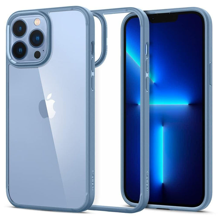 Luxy studio Ultra Hybrid Back Cover Case for iPhone 13 Pro Max (TPU + Poly Carbonate | Sierra Blue) - Luxystudio
